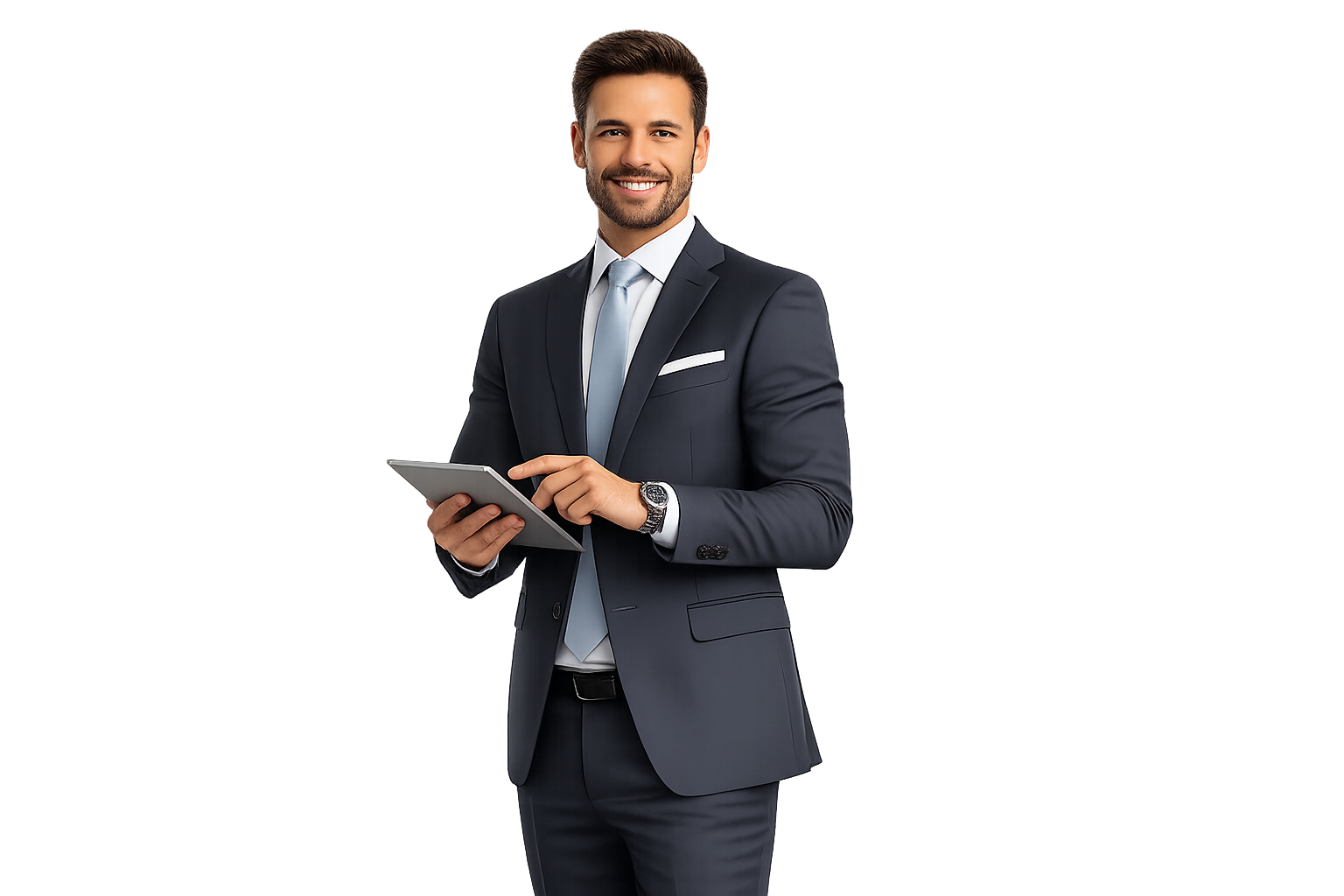 Professional business consultant ready to help you succeed